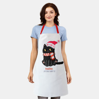 Festliche Katzen-Schürze Schürze