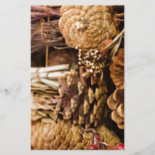 Festliche Kiefernfüße Briefpapier