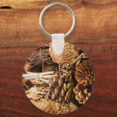 Festliche Kiefernfüße Schlüsselanhänger (Vorderseite)