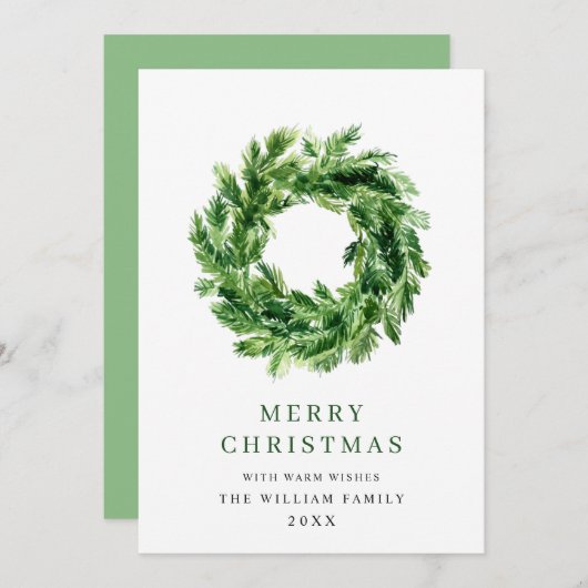 Festliche Kiefernstrasse Weihnachten (Vorne/Hinten)