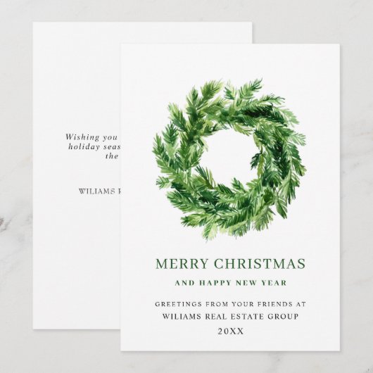 Festliche Kiefernstrasse Weihnachten (Vorne/Hinten)