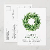 Festliche Kiefernstrasse Weihnachtsfeier Postkarte (Vorne/Hinten)