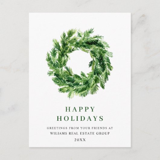 Festliche Kiefernstrasse Weihnachtsfeier Postkarte (Vorderseite)