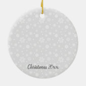 Festliche Kinder singen Weihnachtslieder Keramik Ornament (Hinten)