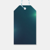 Festliche Konfetti, Weihnachtsbaum, Grün Geschenkanhänger (Rückseite)