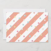 Festliche Korallenfahrt durch Kinderduschparade Einladung (Rückseite)