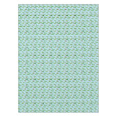 Festliche Krokodile in Weihnachtskostümmuster Tischdecke (Vorderseite)