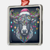 festliche Kuh Ornament Aus Metall (Links)