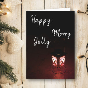 Festliche Laterne Frohe Weihnachten