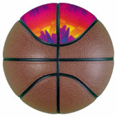 Festliche lebhafte Farbe indisches Muster Basketball (Rechts)