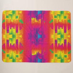 Festliche lebhafte indische Farbmuster Sherpadecke