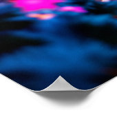 Festliche Lebkuchenmänner Schneefanke Poster (Ecke)