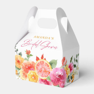 Festliche leuchtende Blumen schneiden Zitrus-Jungg Geschenkschachtel