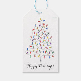 Festliche Lichter Geschenkanhänger