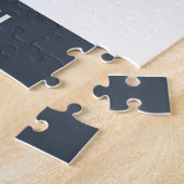 festliche lustige niedliche Schneemann personalisi Puzzle (Seite)