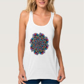 Festliche Mandala Tank Top (Vorderseite)
