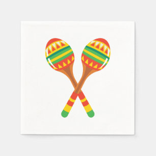 Festliche Maracas Serviette