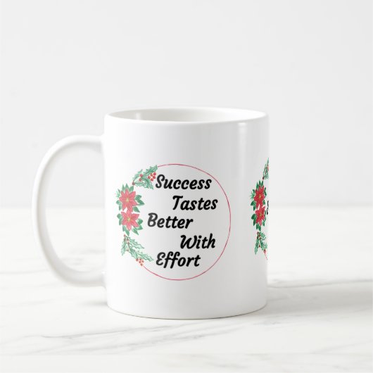 Festliche Motivation Kaffeetasse (Links)