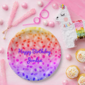 Festliche Multicolor-Teller für kundenspezifisches Pappteller (Party)