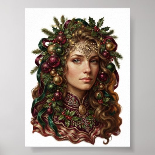 Festliche Muse Poster (Vorne)
