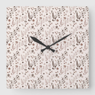 Festliche musikalische Anmerkungen, Stangen u. Quadratische Wanduhr