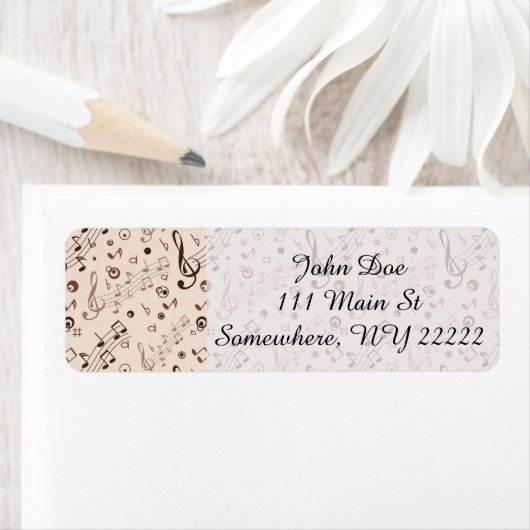 Festliche Musiknotizen, Bars und Symbole (Insitu)