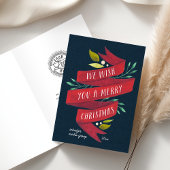 Festliche Neuigkeitens-| gefaltete Feiertagskarte