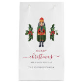 Festliche Niedliche Nutcracker Weihnachten Kleine Geschenktüte (Vorderseite)