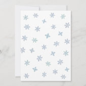 Festliche Niedliche Pinguine Weihnachts-Party Einladung (Rückseite)