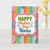Festliche Nonna Muttertagskarte Karte (Gelbe Blume)