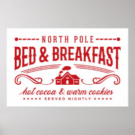 Festliche Nordpol Bed and Breakfast Poster
