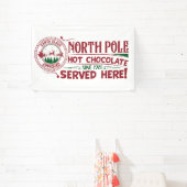 Festliche Nordpol-Schokolade Banner (InSitu)