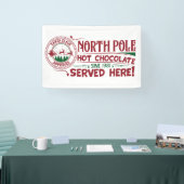 Festliche Nordpol-Schokolade Banner (Messe)