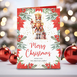 Festliche Nutcracker Botanisches Foto Weihnachten