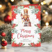 Festliche Nutcracker Botanisches Foto Weihnachten