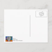 Festliche Obstschale Postkarte (Rückseite)