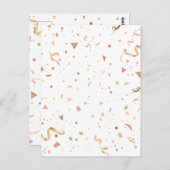 Festliche Ornamente 1 Postkarte (Vorne/Hinten)