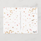 Festliche Ornamente 1 Postkarte (Rückseite)