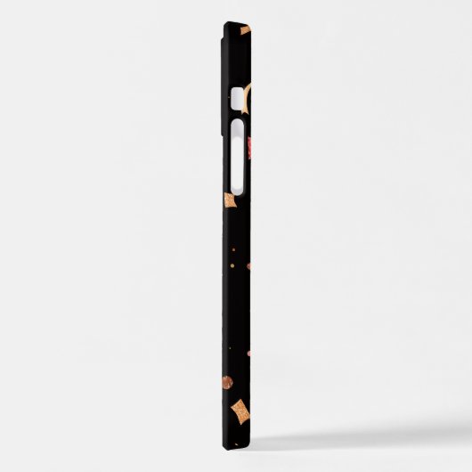 Festliche Ornamente 2 iPhone Hülle (Linke Seite)