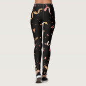 Festliche Ornamente 2 Leggings (Rückseite)