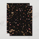 Festliche Ornamente 2 Postkarte (Vorne/Hinten)