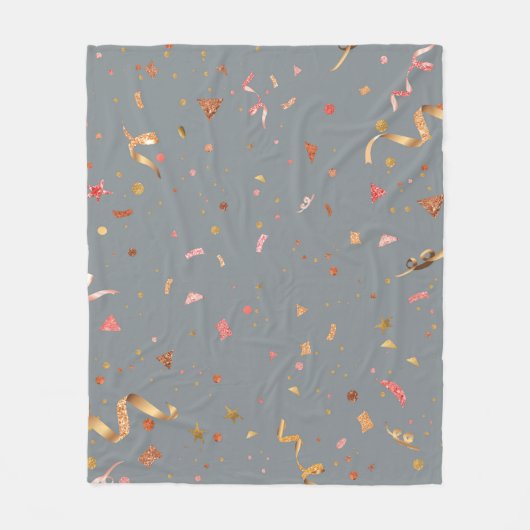 Festliche Ornamente 3 Fleecedecke (Vorderseite)