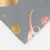 Festliche Ornamente 3 Fleecedecke (Ecke)