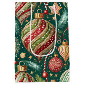 Festliche Ornamente Mittlere Geschenktüte (Rückseite)