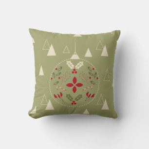 Festliche Ornamente Weihnachten Kissen - Feiertage