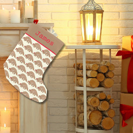 Festliche Pangolin gefährdete Arten Tierbezeichnun Kleiner Weihnachtsstrumpf