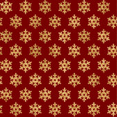Festliche Papierplatten Rot Gold Weihnachts-Schnee Pappteller