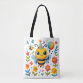 Festliche Party-Biene-Tragetasche Tasche (Vorderseite)