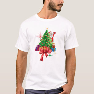 Festliche Peking Weihnachtsfeier T-Shirt