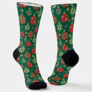 Festliche Pfotenabdruck-Weihnachtsbaum-Ornament-So Socken
